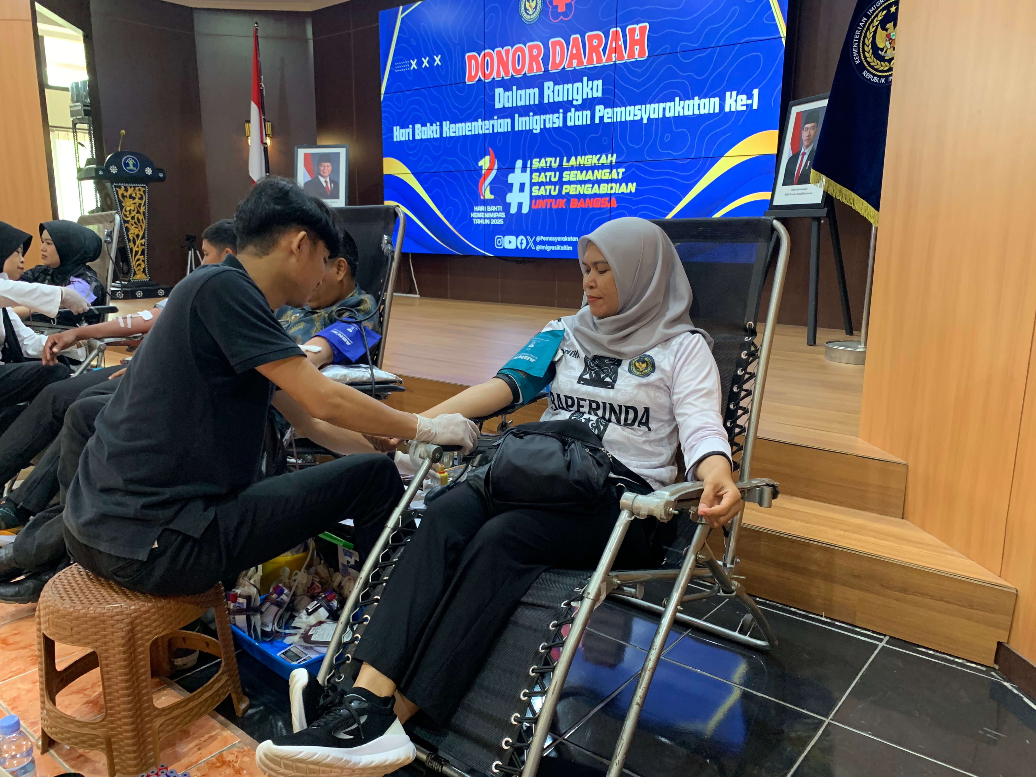 Balai Pemasyarakatan Kelas I Samarinda ikuti kegiatan donor darah