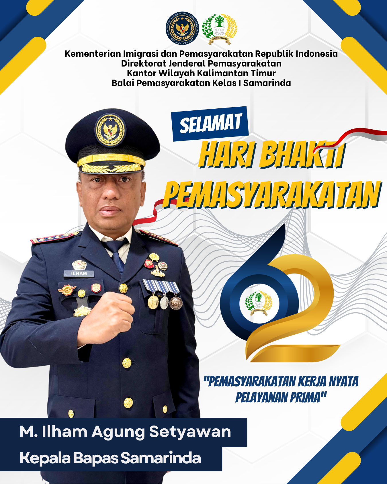 Selamat Hari Bakti Pemasyarakatan yang Ke- 62
